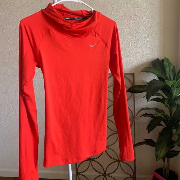 Nike Long Sleeved Dri-Fit Running Top - Picture 1 of 2